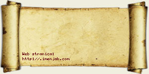 Zorana Verkić vizit kartica